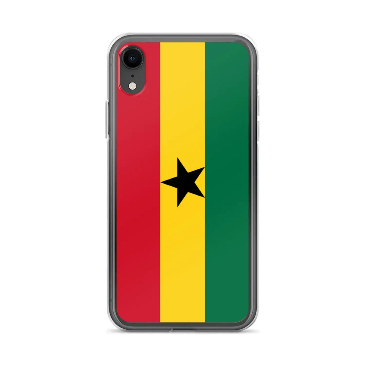 Coque iphone drapeau ghana souple antichoc transparente