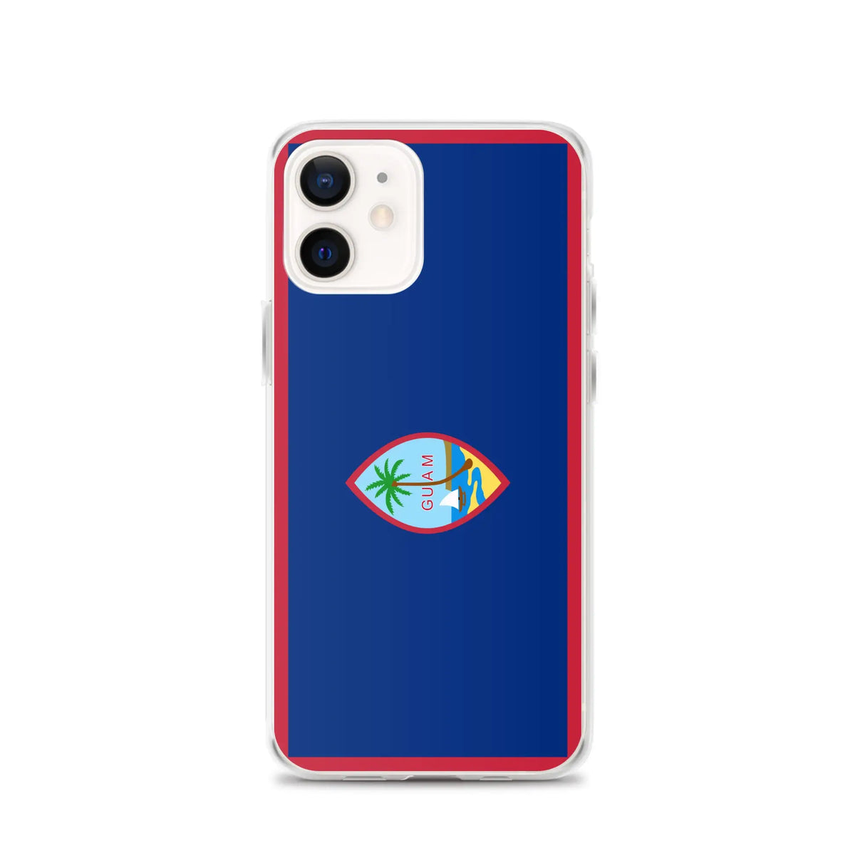 Coque iphone drapeau guam souple antichoc transparente