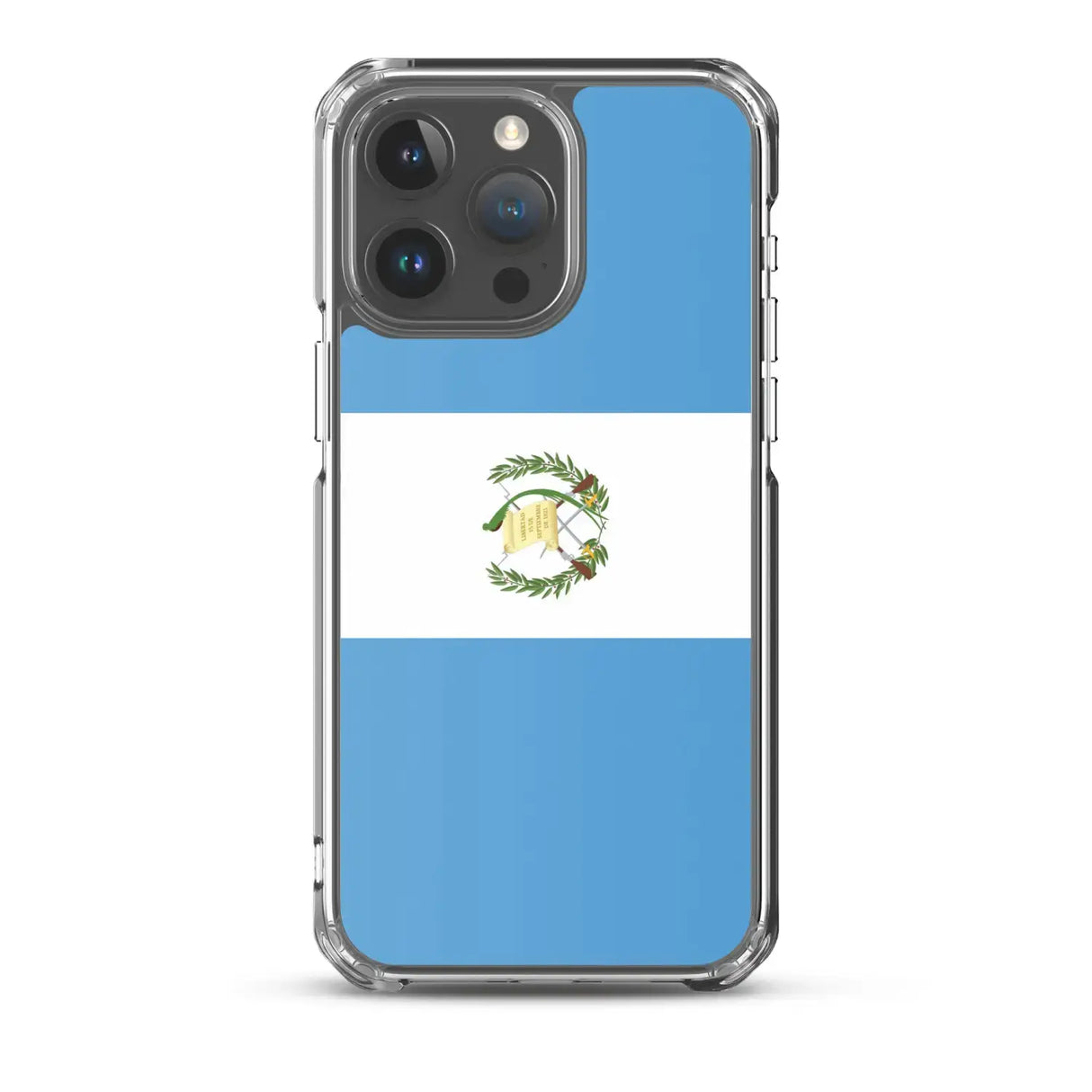 Coque iphone drapeau guatemala souple résistante antichoc