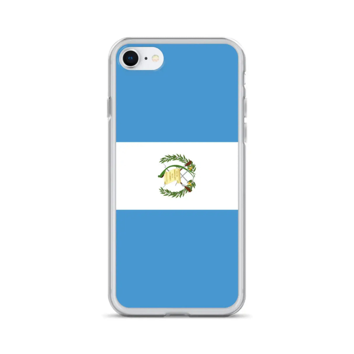 Coque iphone drapeau guatemala souple résistante antichoc