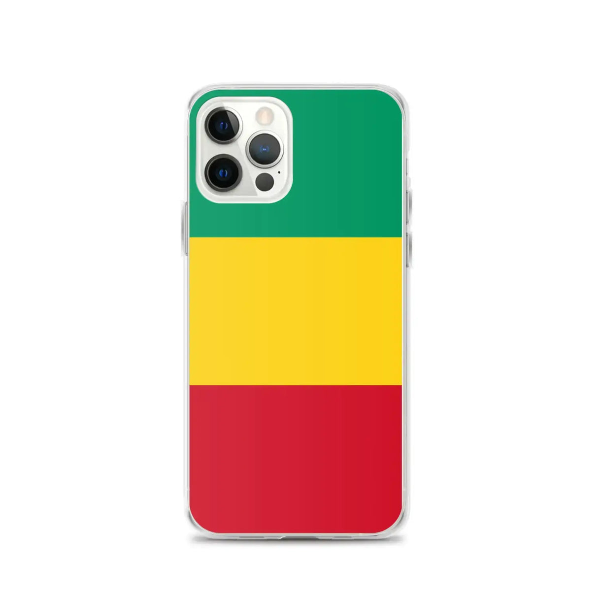 Coque iphone drapeau guinée souple résistante antichoc