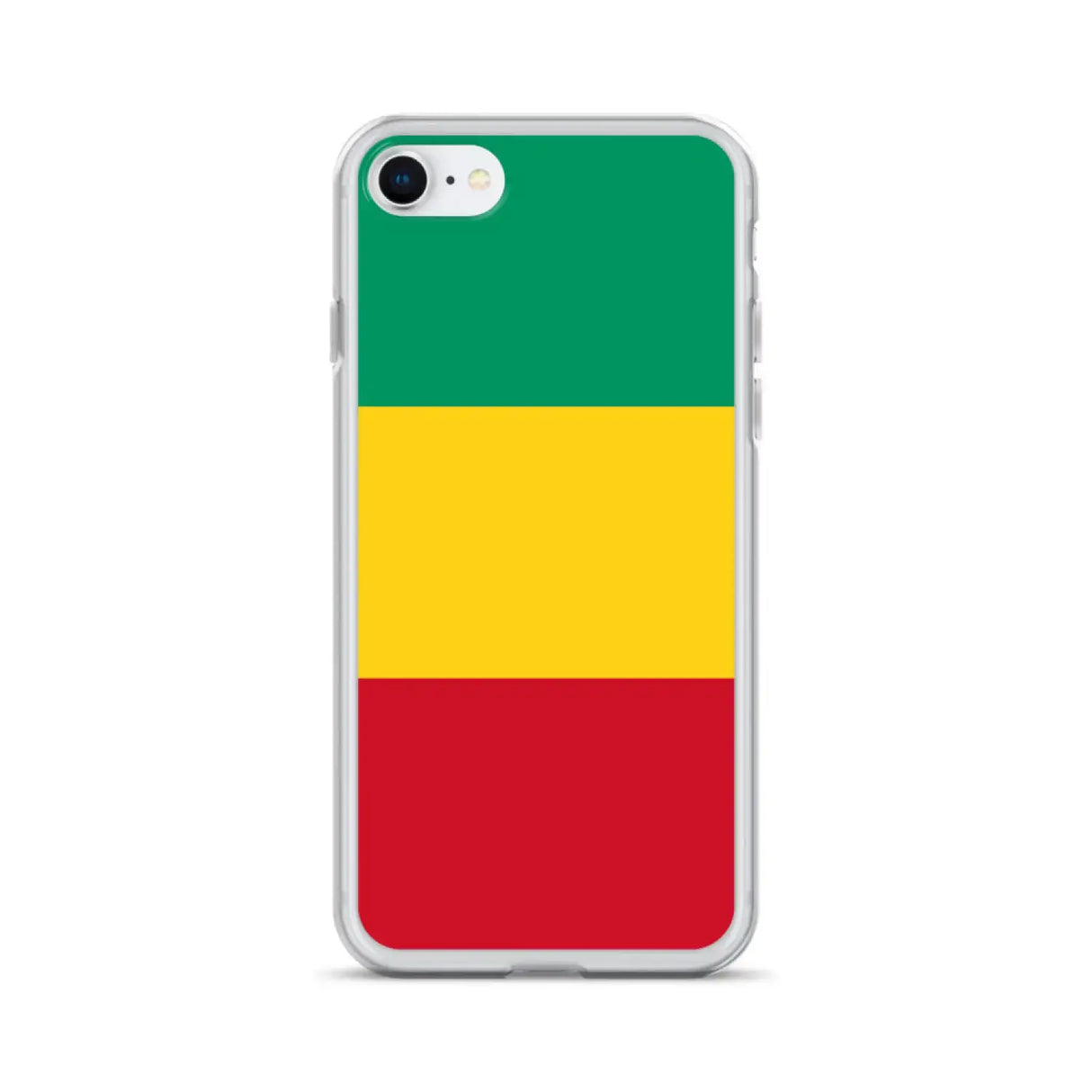 Coque iphone drapeau guinée souple résistante antichoc