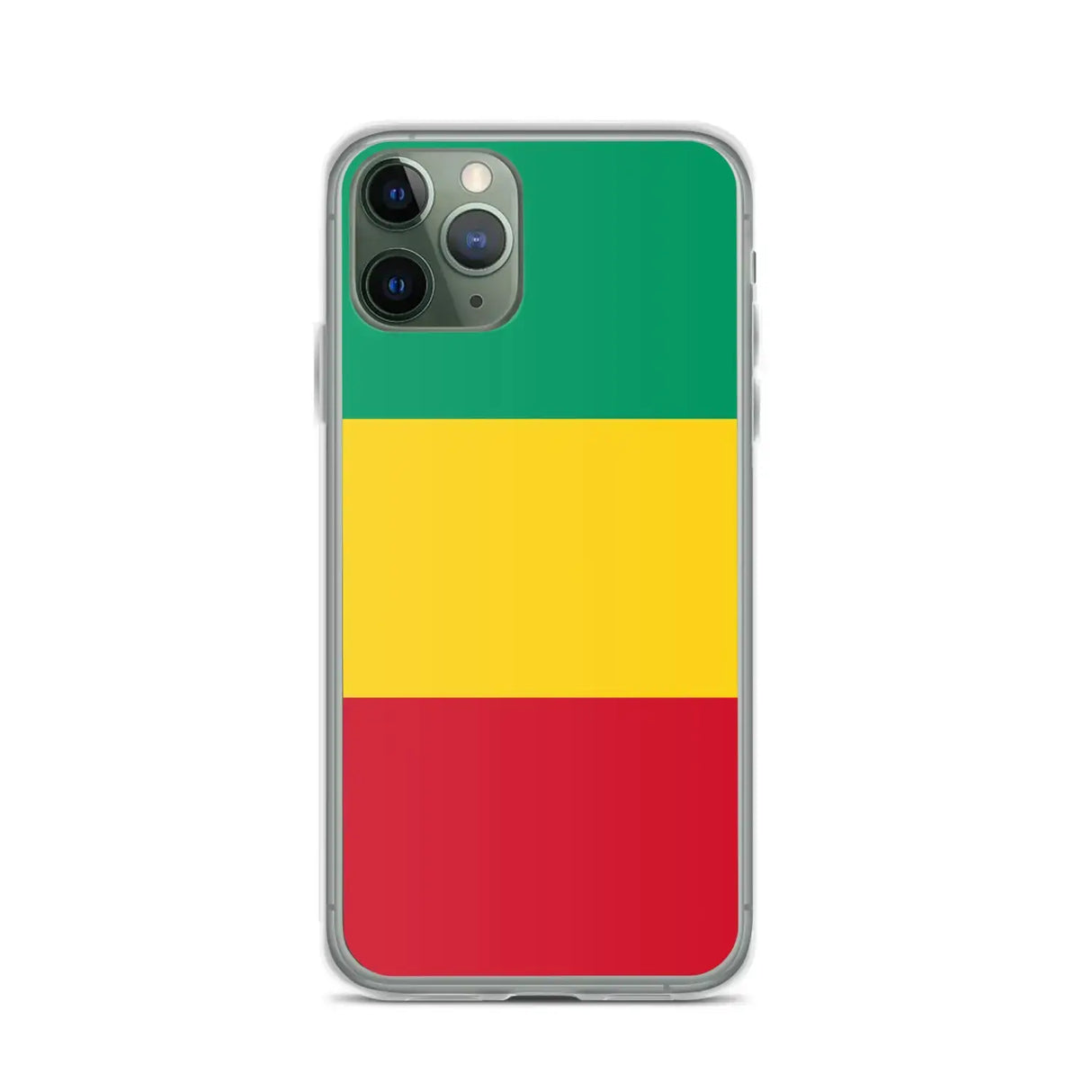 Coque iphone drapeau guinée souple résistante antichoc