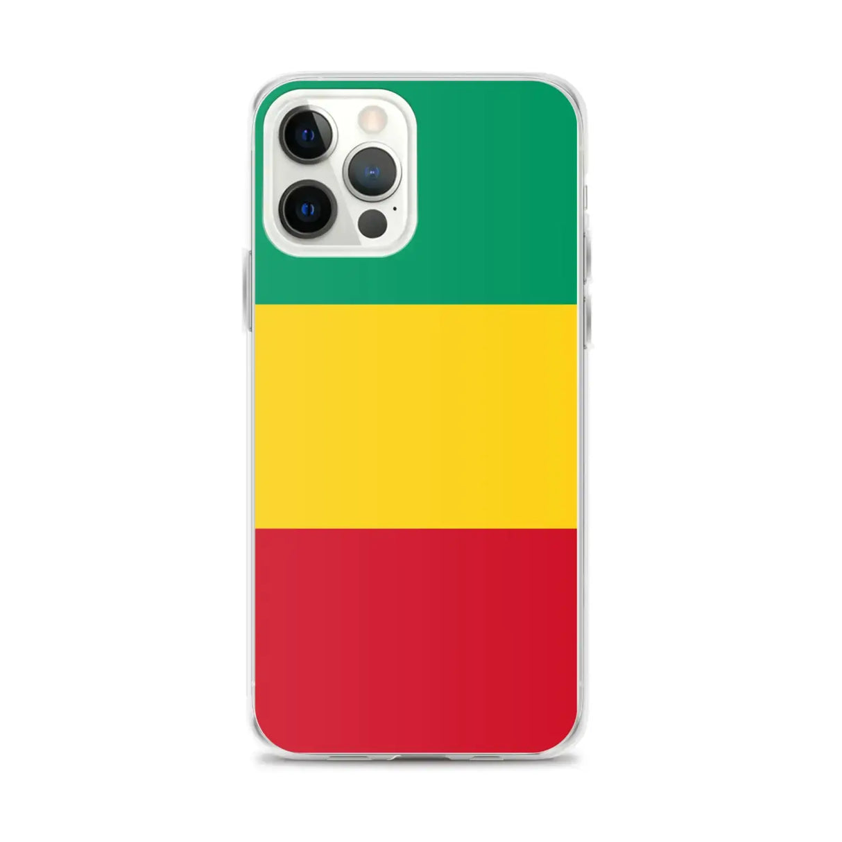 Coque iphone drapeau guinée souple résistante antichoc