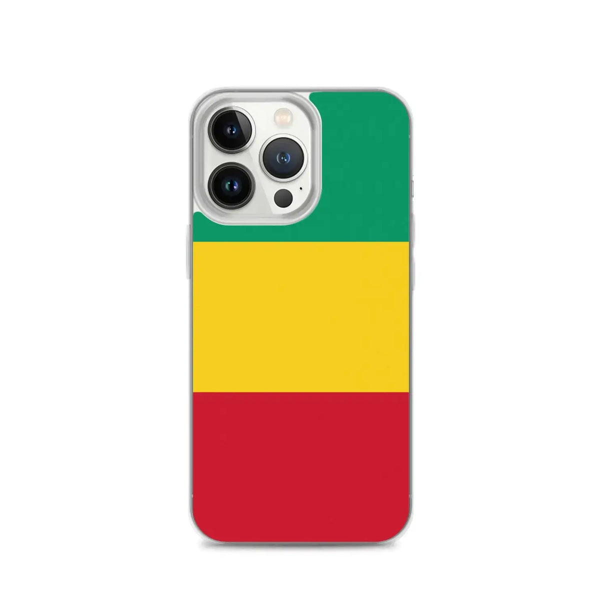 Coque iphone drapeau guinée souple résistante antichoc