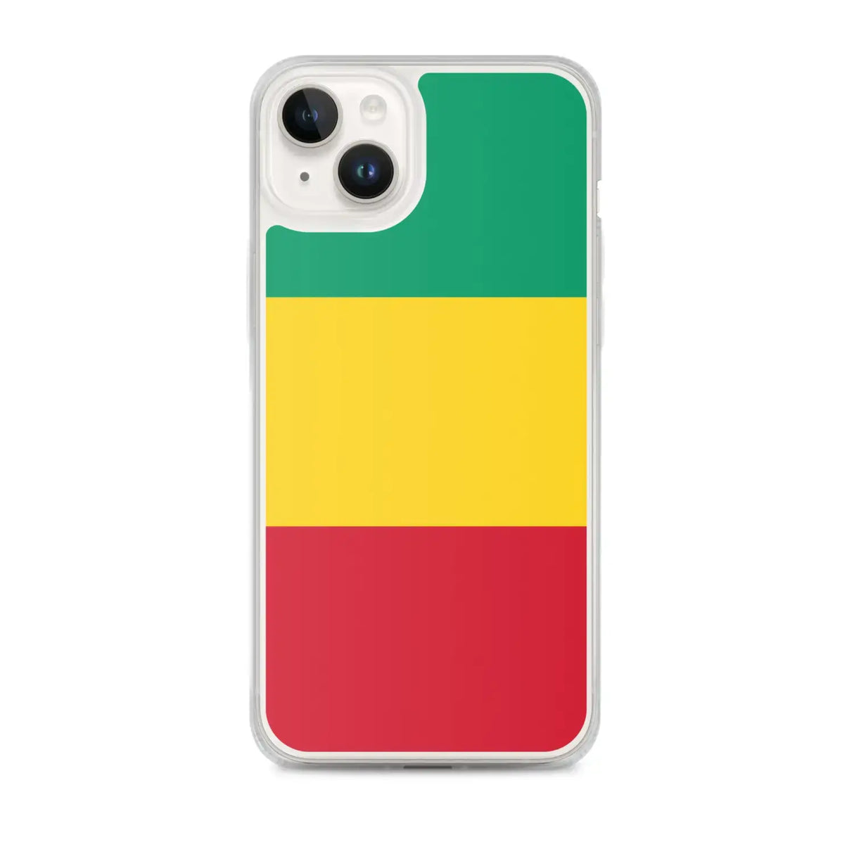 Coque iphone drapeau guinée souple résistante antichoc