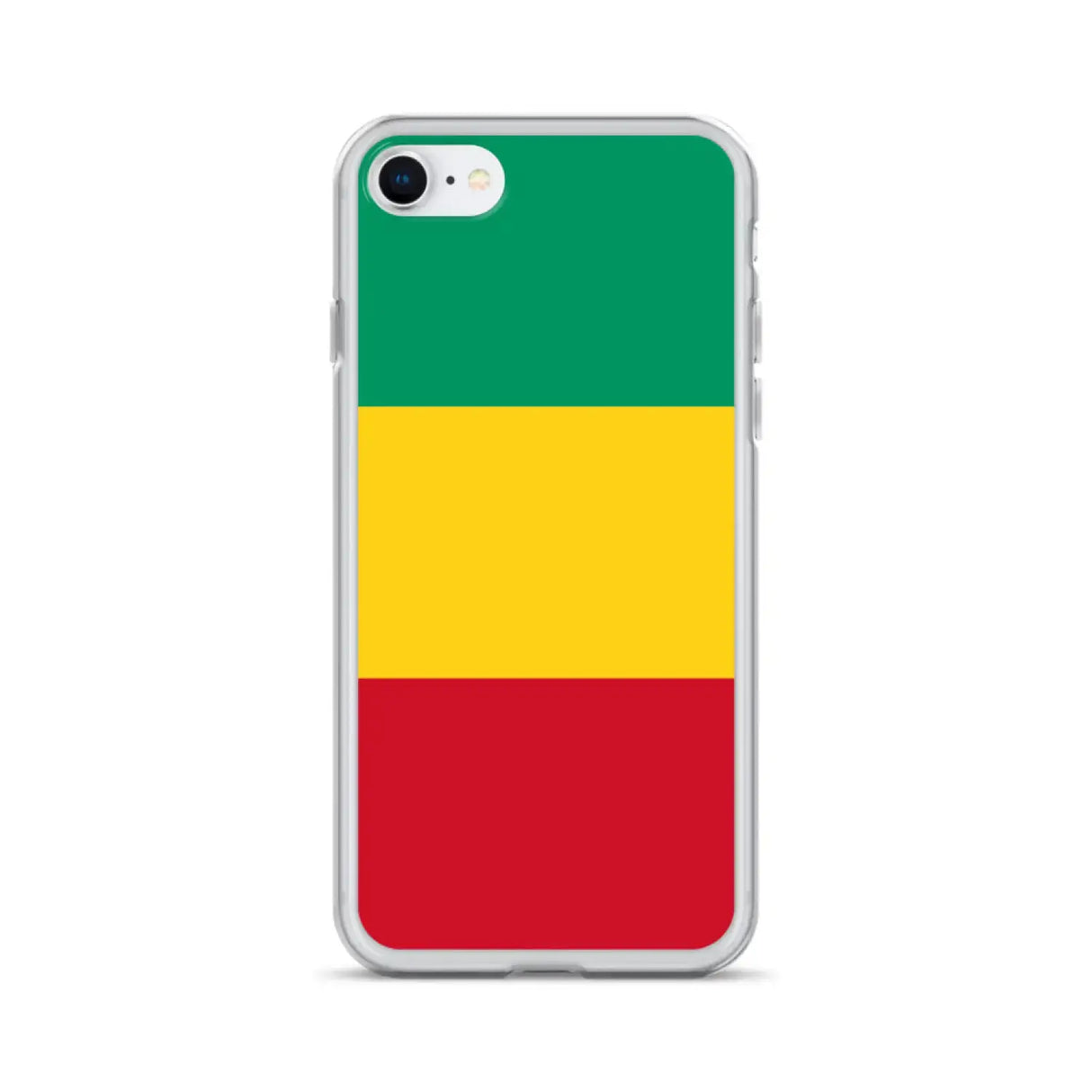 Coque iphone drapeau guinée souple résistante antichoc