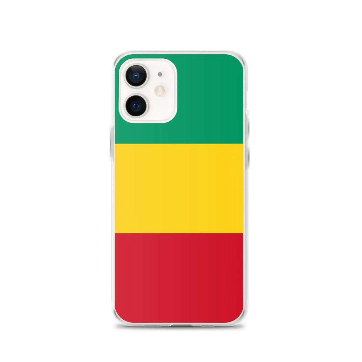 Coque iphone drapeau guinée souple résistante antichoc