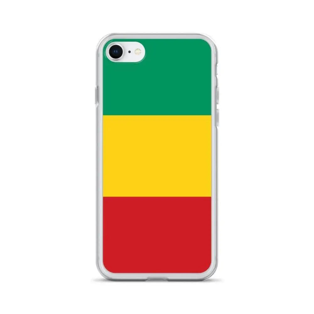 Coque iphone drapeau guinée souple résistante antichoc