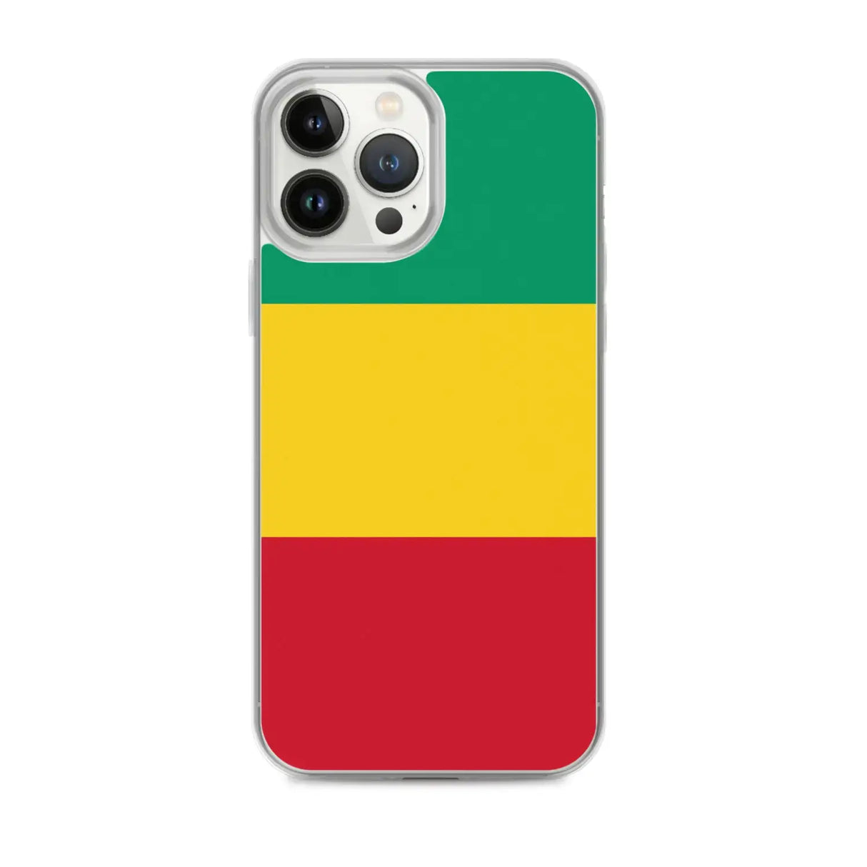 Coque iphone drapeau guinée souple résistante antichoc