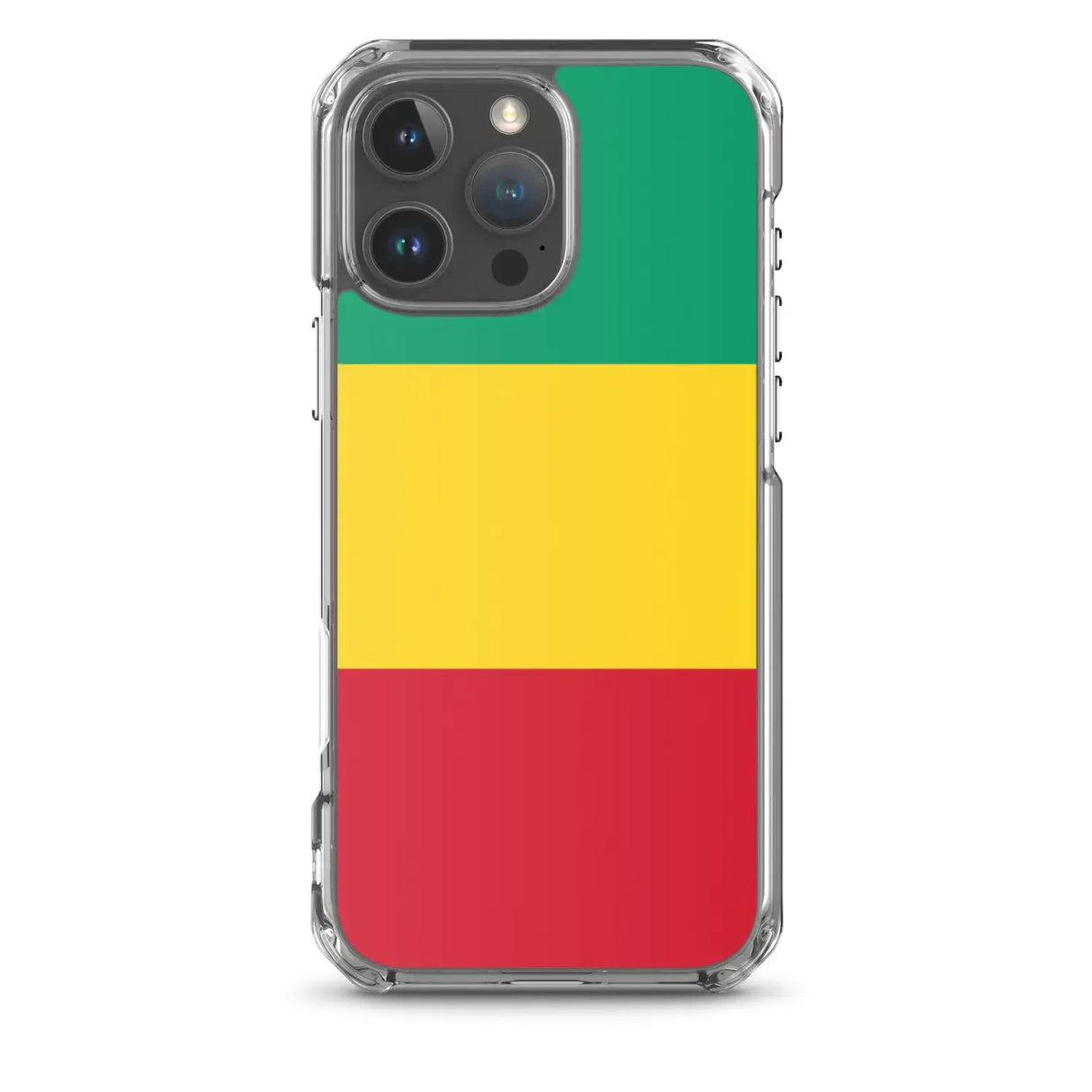 Coque iphone drapeau guinée souple résistante antichoc