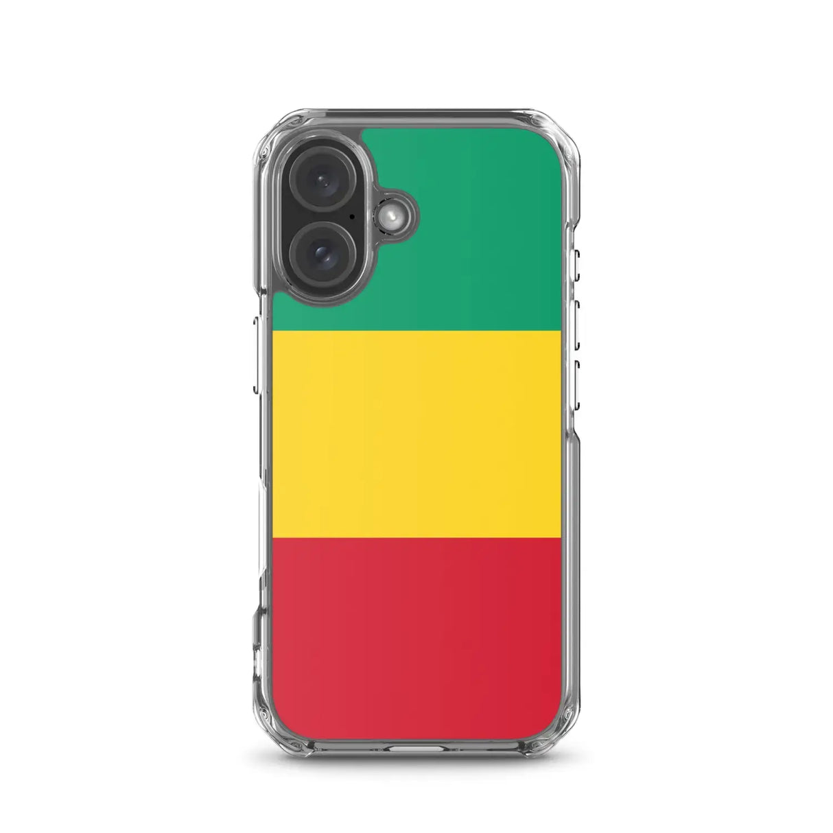 Coque iphone drapeau guinée souple résistante antichoc
