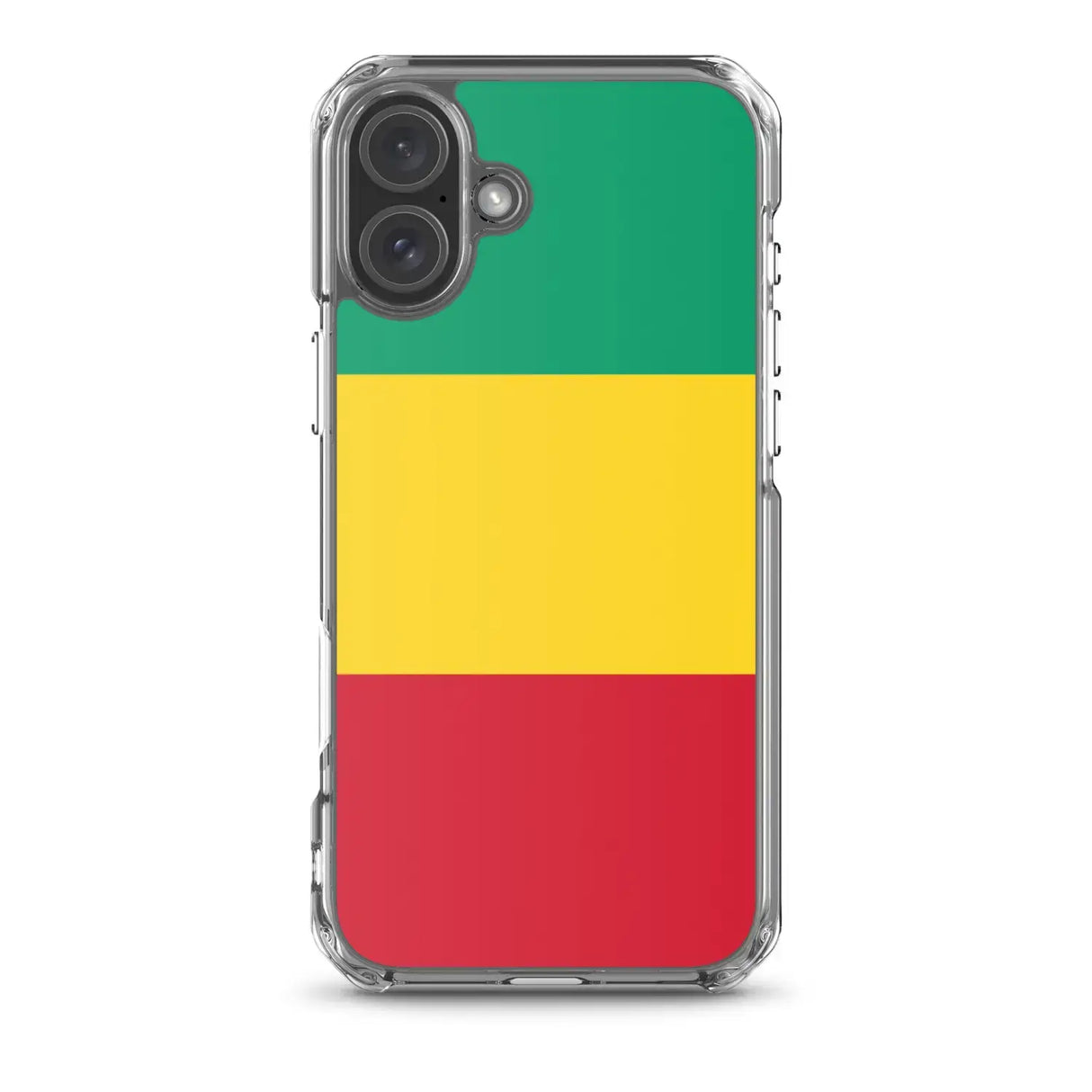 Coque iphone drapeau guinée souple résistante antichoc