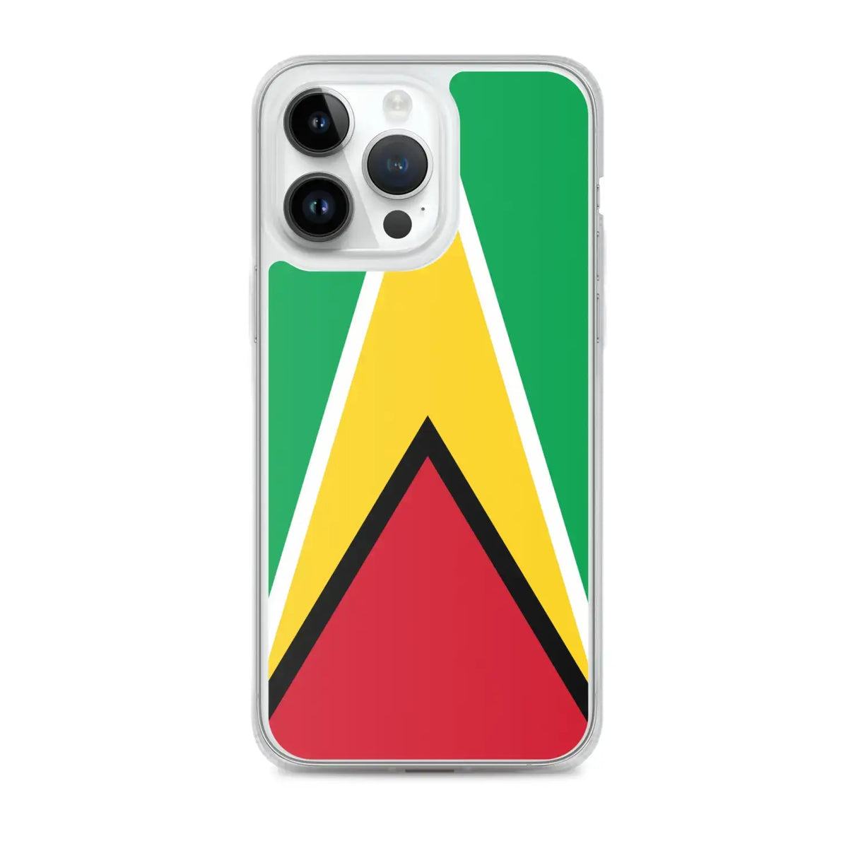 Coque iphone drapeau guyana souple antichoc transparente