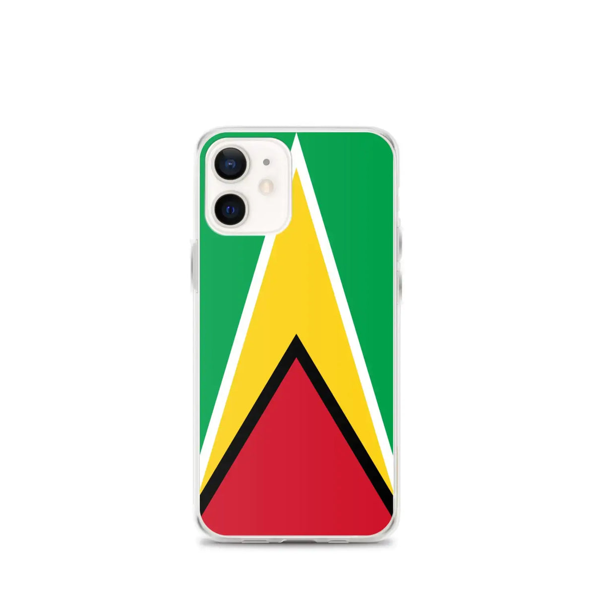 Coque iphone drapeau guyana souple antichoc transparente
