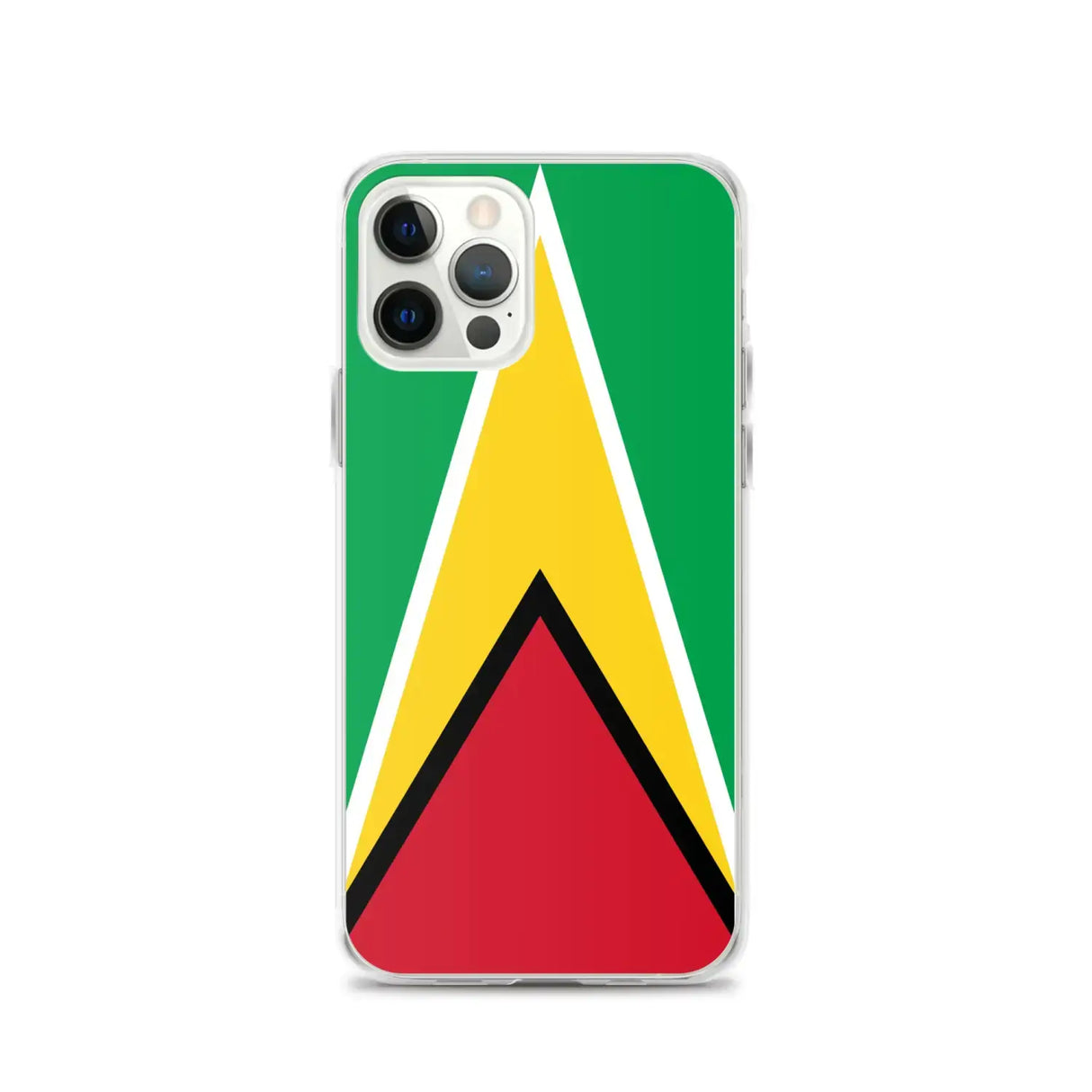 Coque iphone drapeau guyana souple antichoc transparente