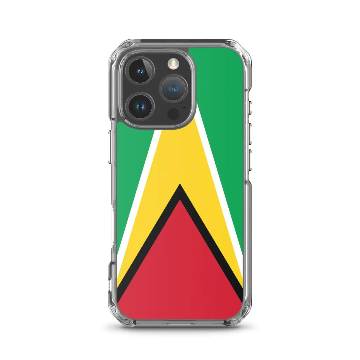 Coque iphone drapeau guyana souple antichoc transparente