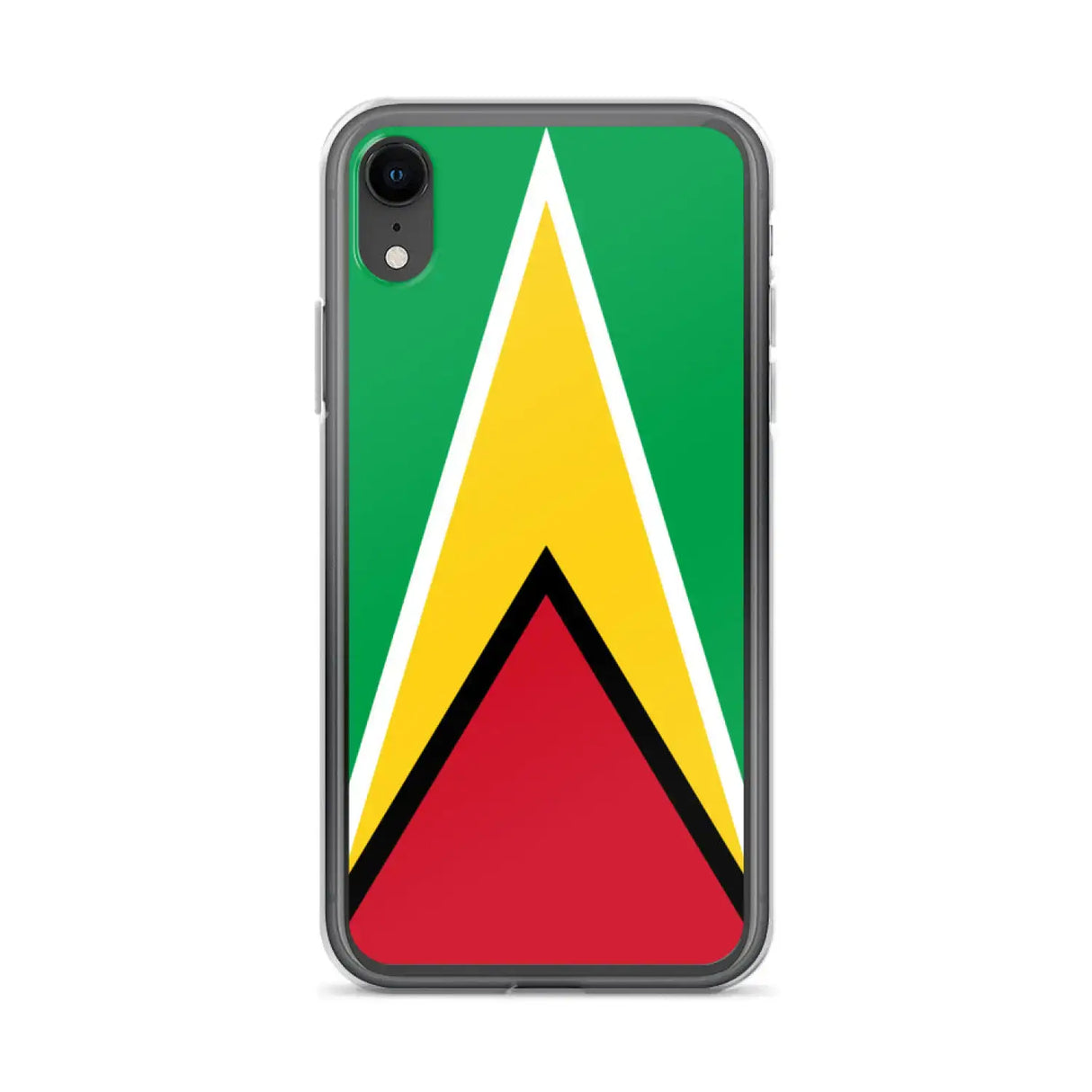 Coque iphone drapeau guyana souple antichoc transparente