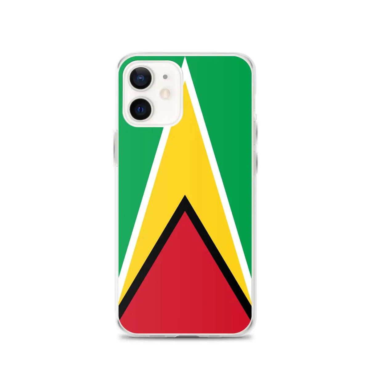 Coque iphone drapeau guyana souple antichoc transparente