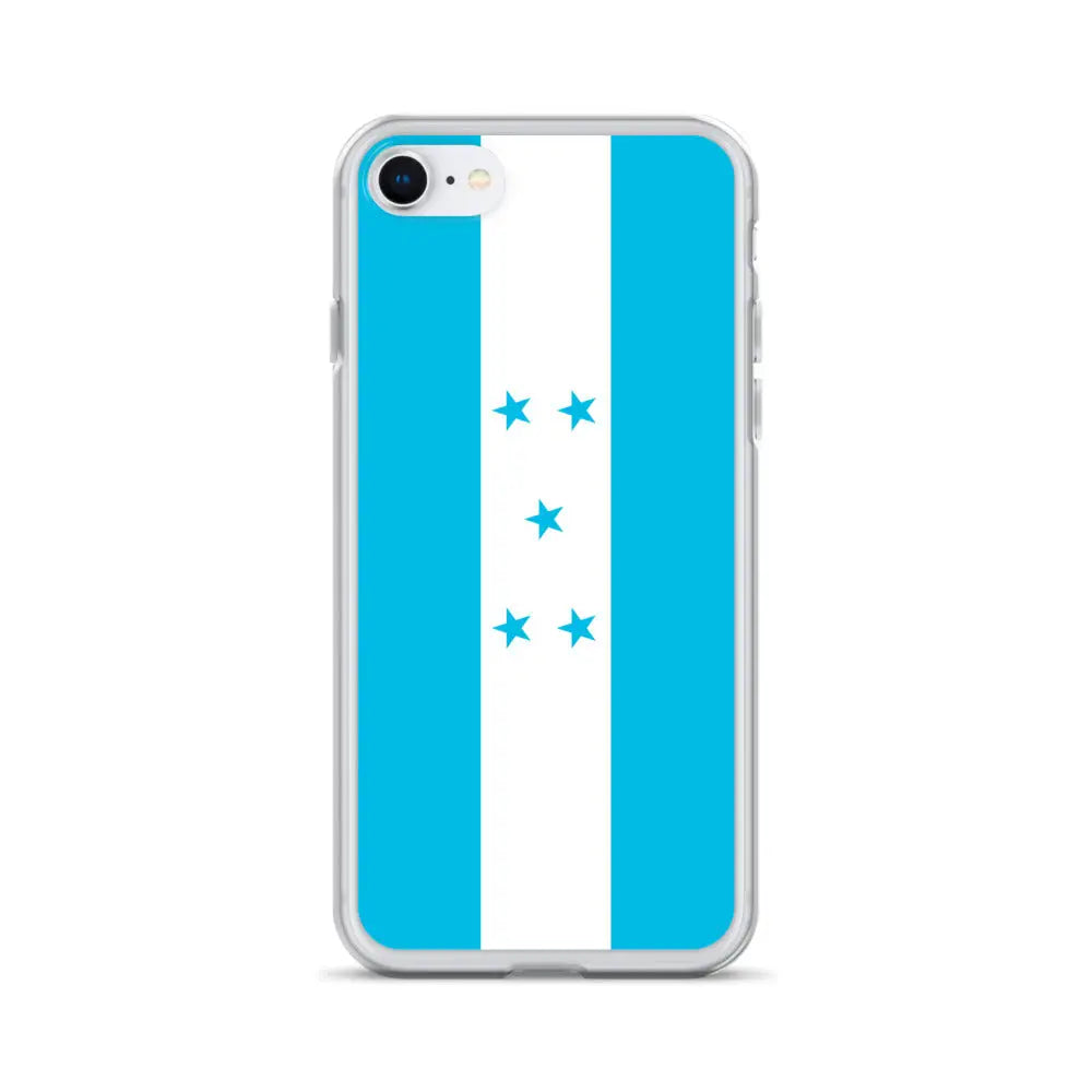 Coque iphone drapeau honduras souple antichoc transparente