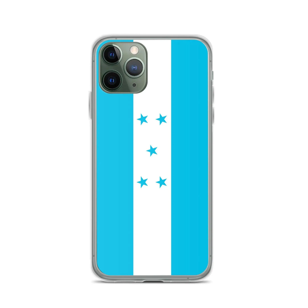 Coque iphone drapeau honduras souple antichoc transparente