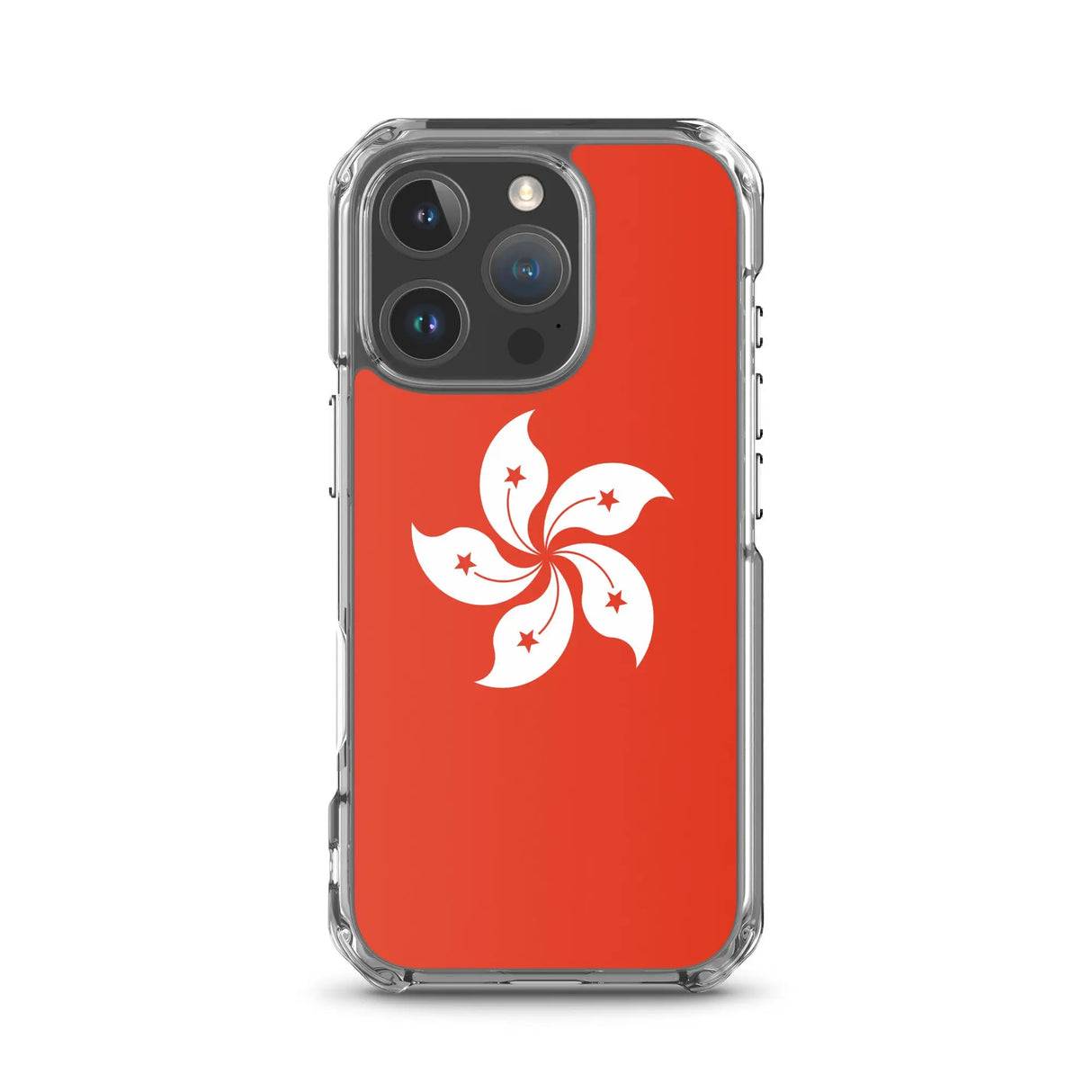 Coque iphone drapeau hong kong souple antichoc transparente