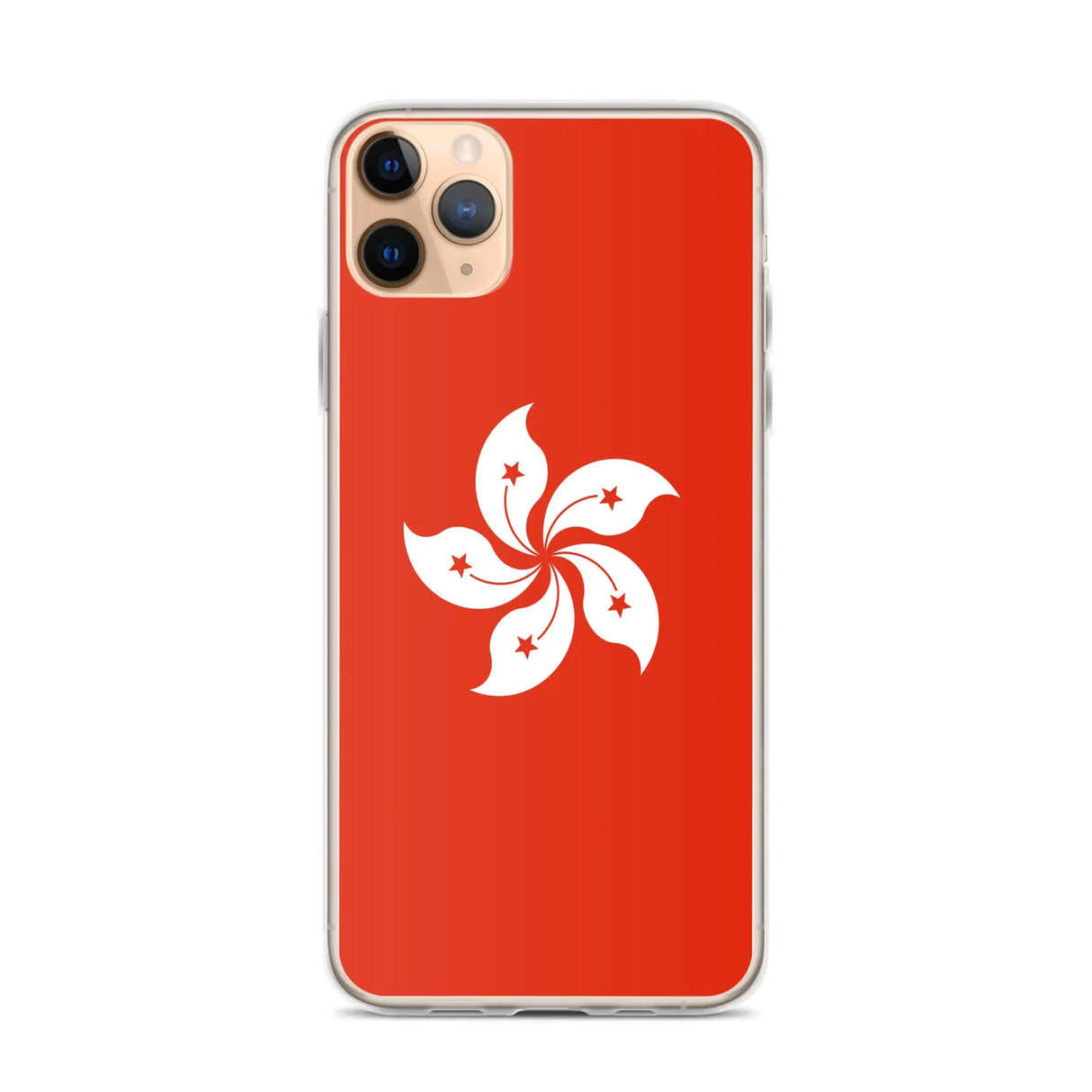 Coque iphone drapeau hong kong souple antichoc transparente