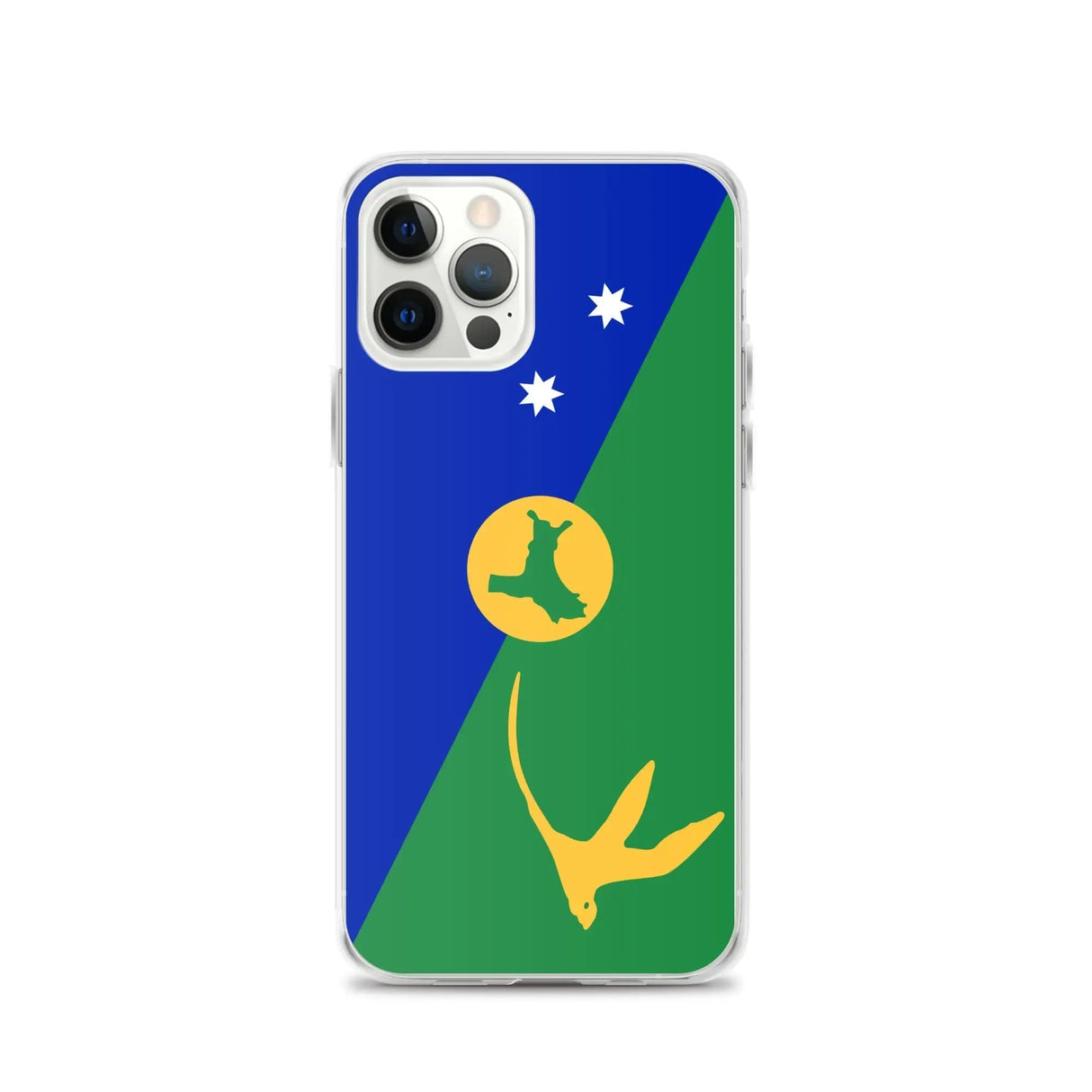 Coque iphone drapeau île christmas souple antichoc transparente