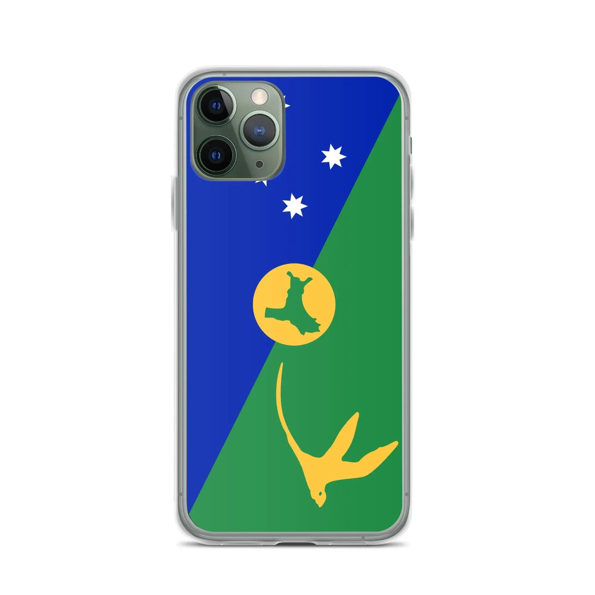Coque iphone drapeau île christmas souple antichoc transparente