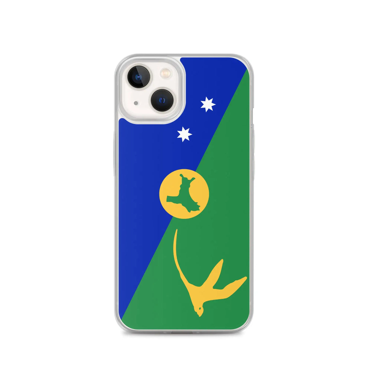 Coque iphone drapeau île christmas souple antichoc transparente