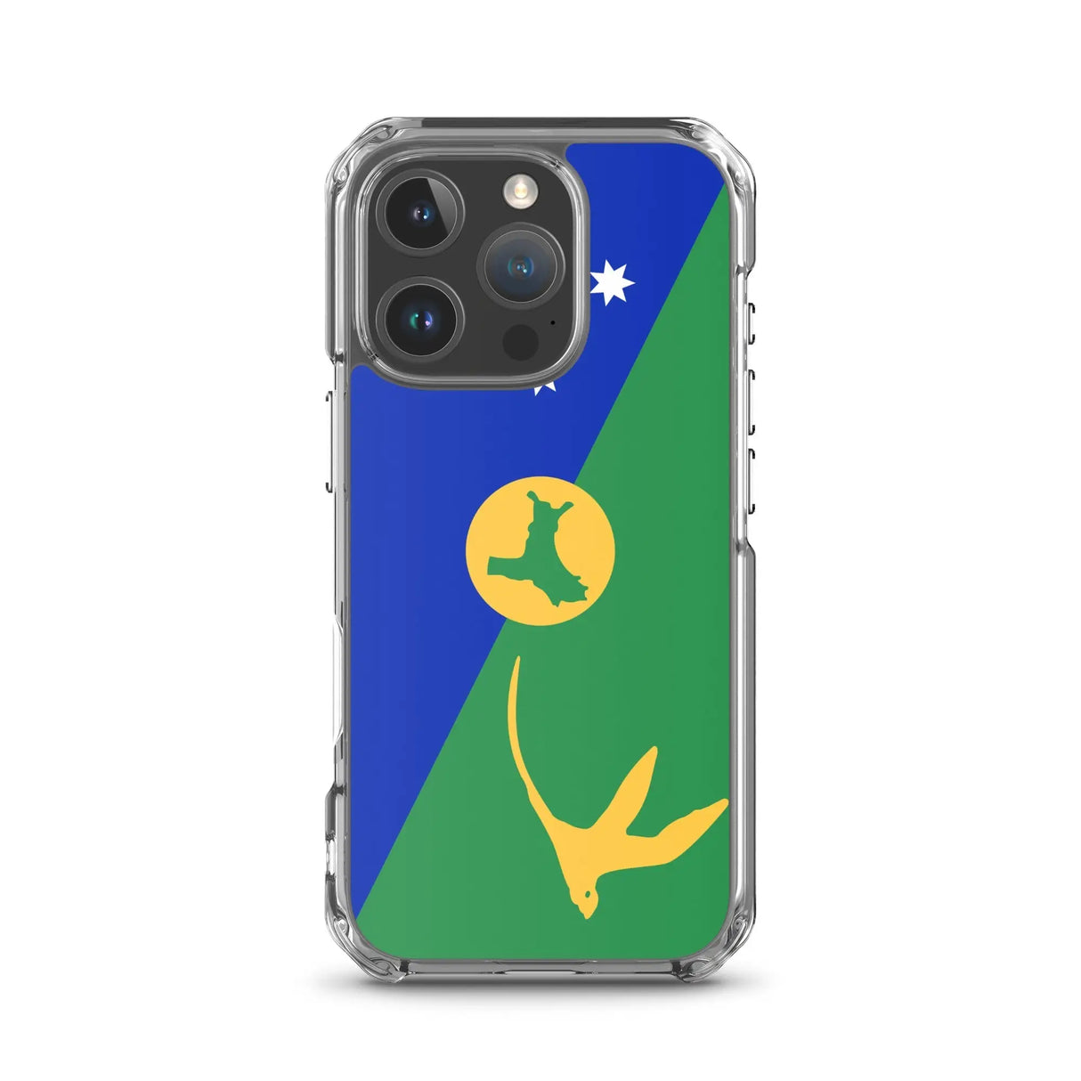 Coque iphone drapeau île christmas souple antichoc transparente