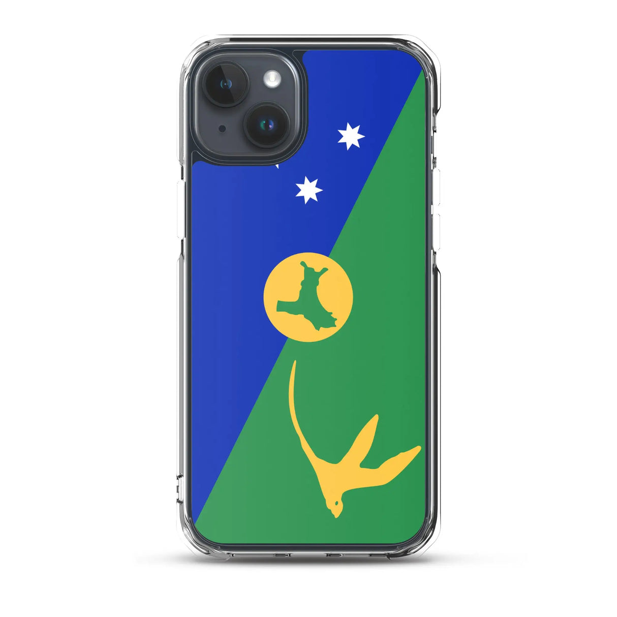 Coque iphone drapeau île christmas souple antichoc transparente