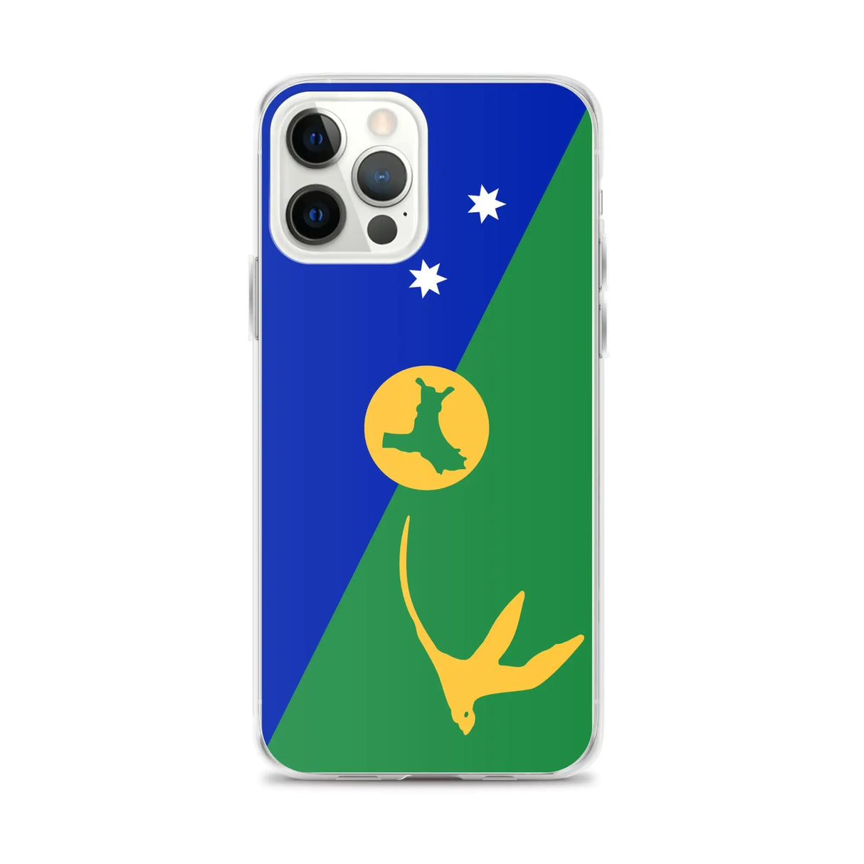 Coque iphone drapeau île christmas souple antichoc transparente