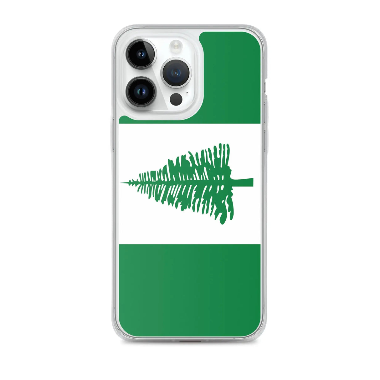 Coque iphone drapeau île norfolk souple antichoc transparente