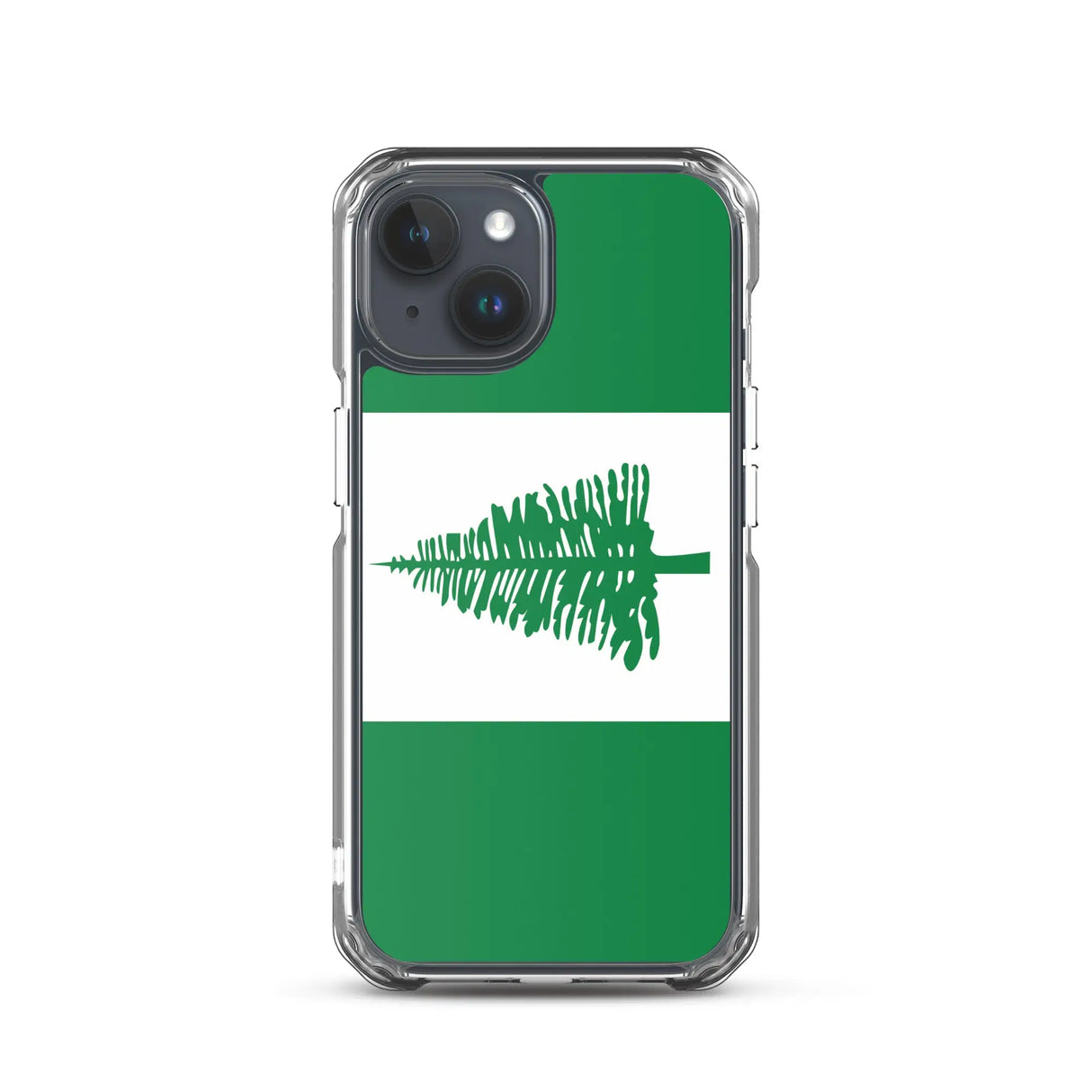 Coque iphone drapeau île norfolk souple antichoc transparente
