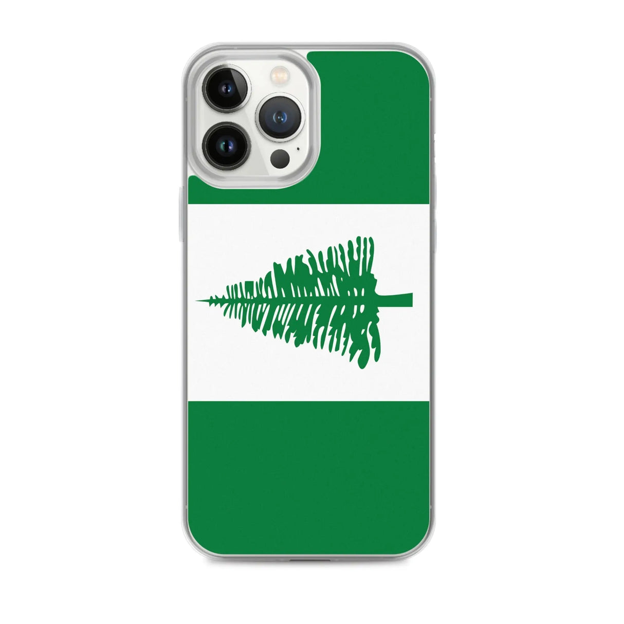 Coque iphone drapeau île norfolk souple antichoc transparente