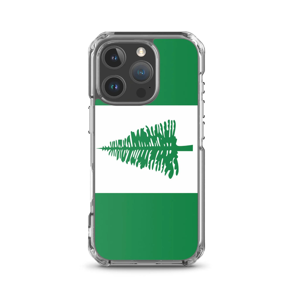 Coque iphone drapeau île norfolk souple antichoc transparente