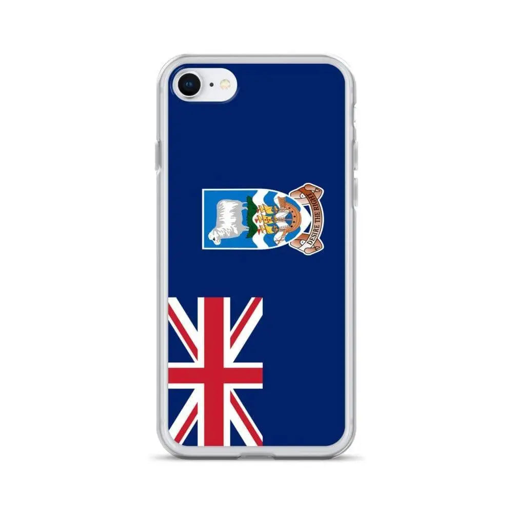 Coque iphone drapeau îles malouines souple antichoc