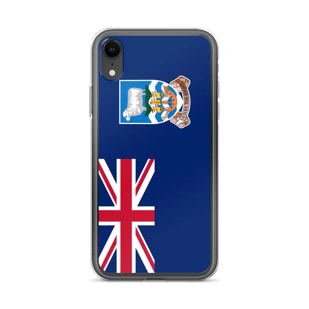 Coque iphone drapeau îles malouines souple antichoc