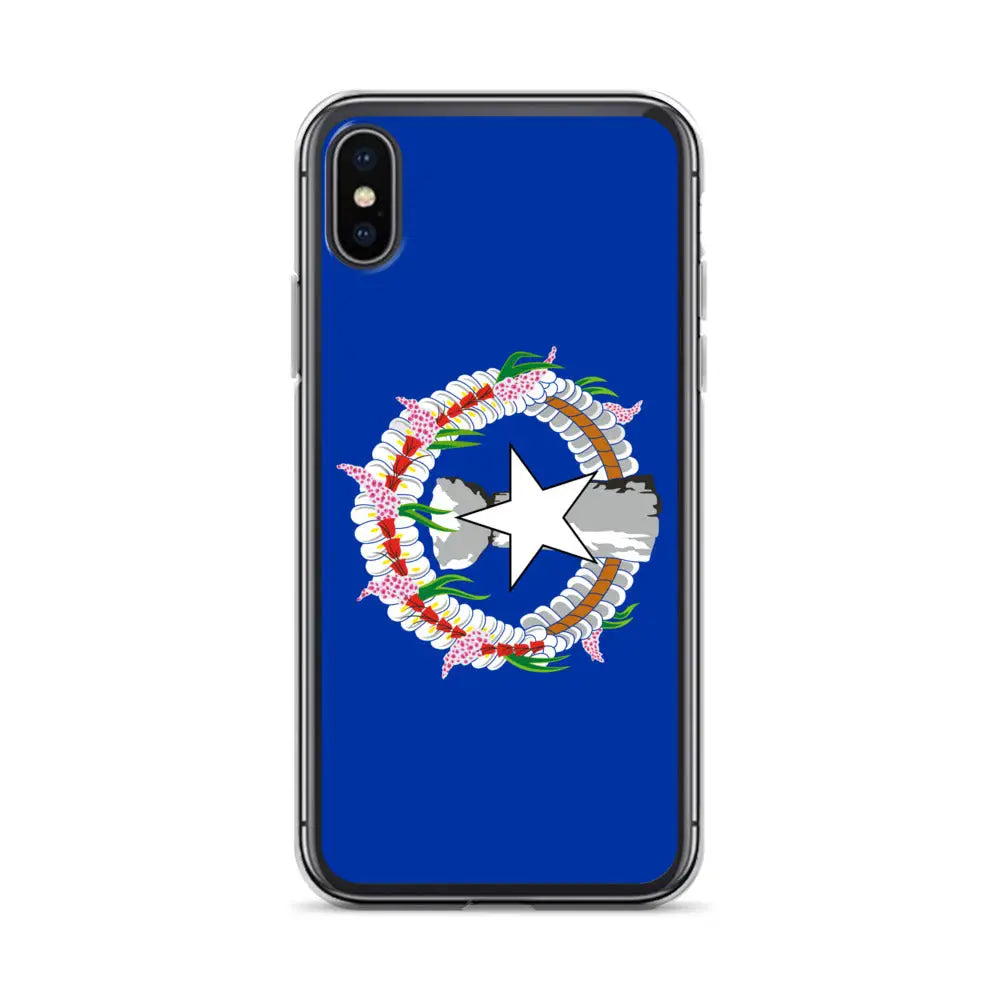 Coque iphone drapeau îles mariannes du nord souple antichoc