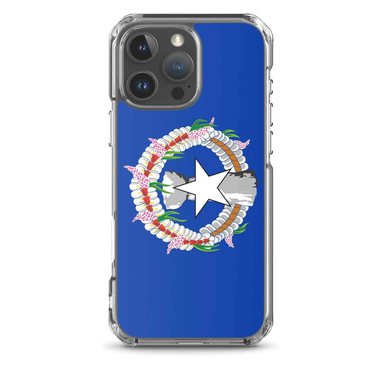 Coque iphone drapeau îles mariannes du nord souple antichoc