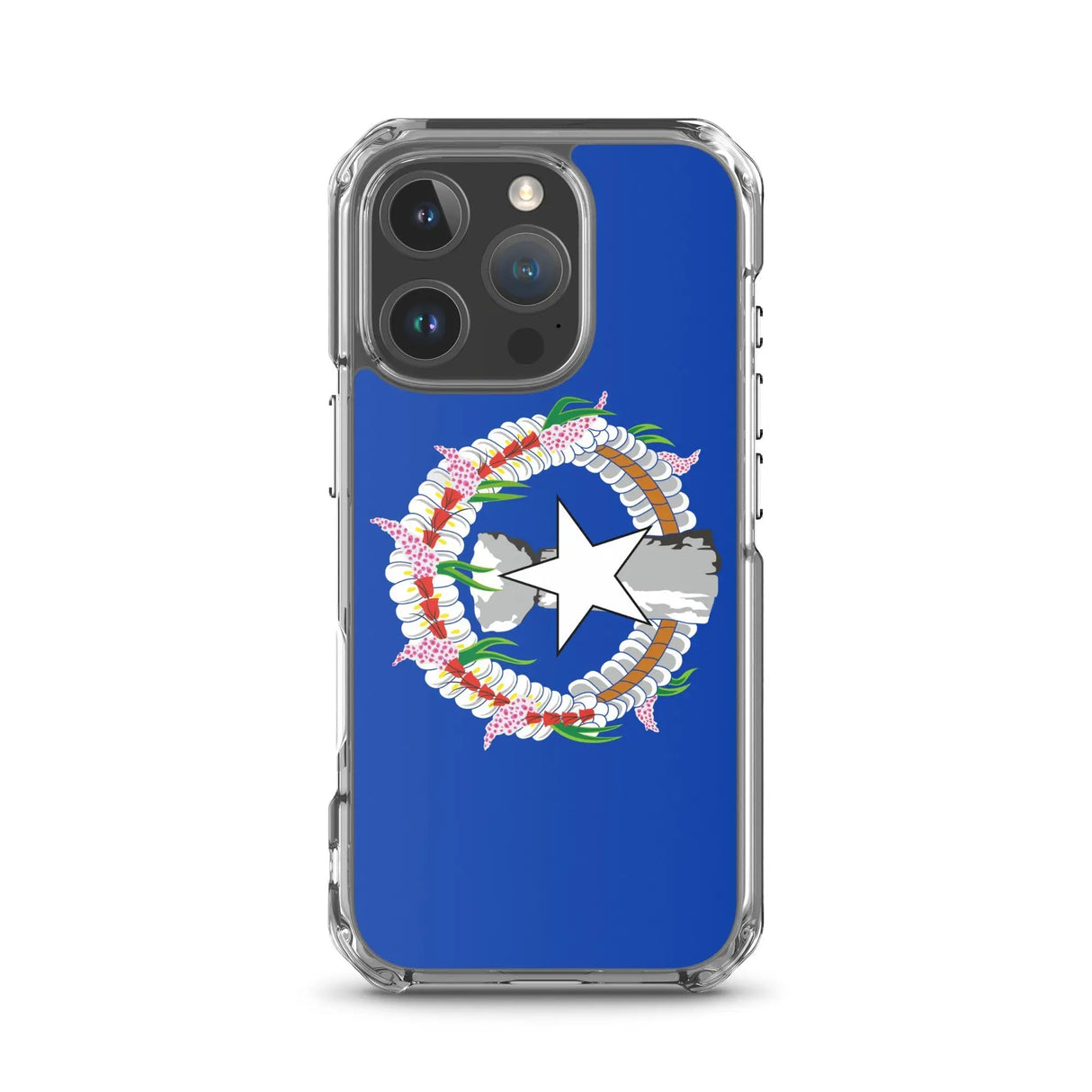 Coque iphone drapeau îles mariannes du nord souple antichoc