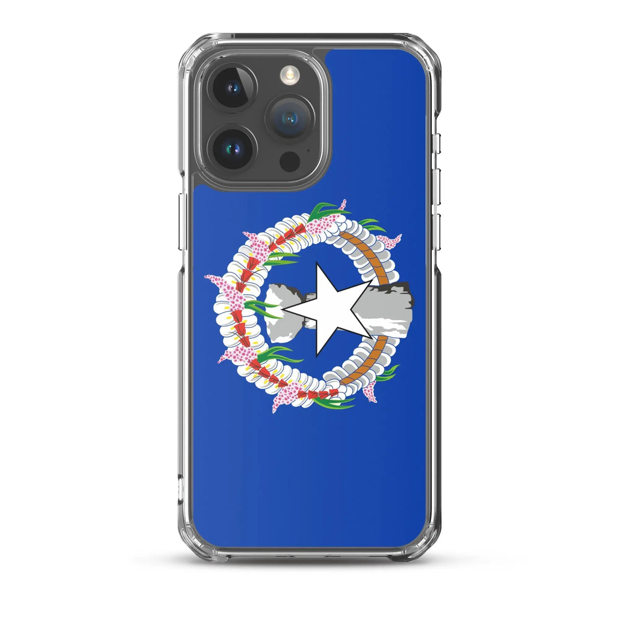 Coque iphone drapeau îles mariannes du nord souple antichoc