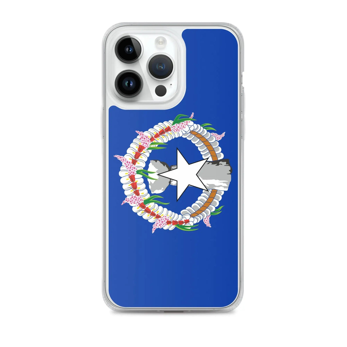 Coque iphone drapeau îles mariannes du nord souple antichoc