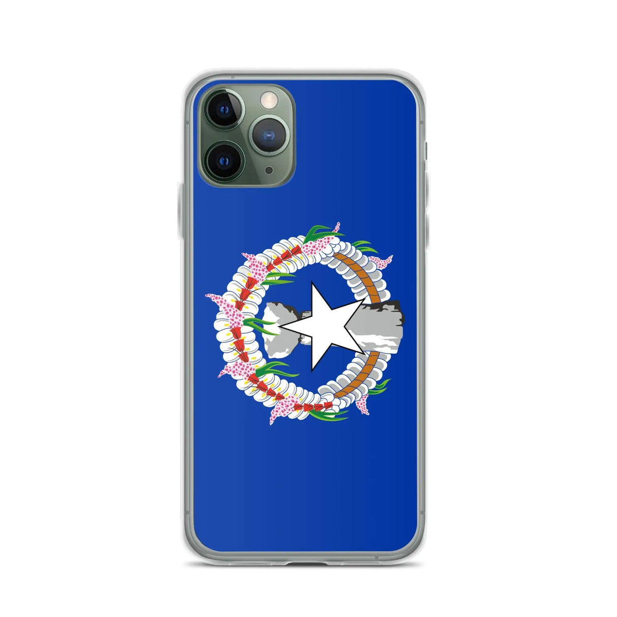 Coque iphone drapeau îles mariannes du nord souple antichoc