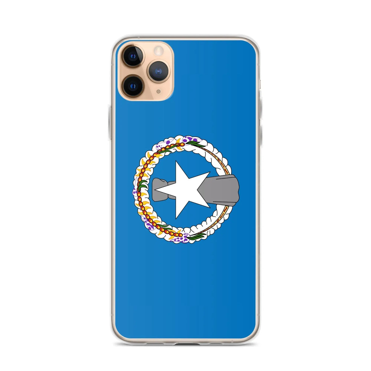 Coque iphone drapeau îles mariannes du nord souple antichoc