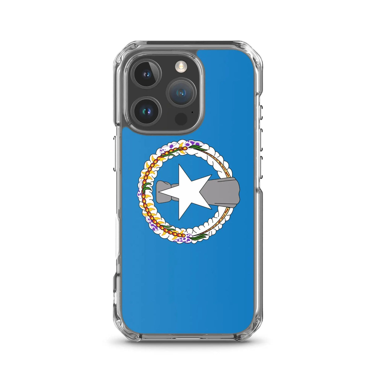 Coque iphone drapeau îles mariannes du nord souple antichoc