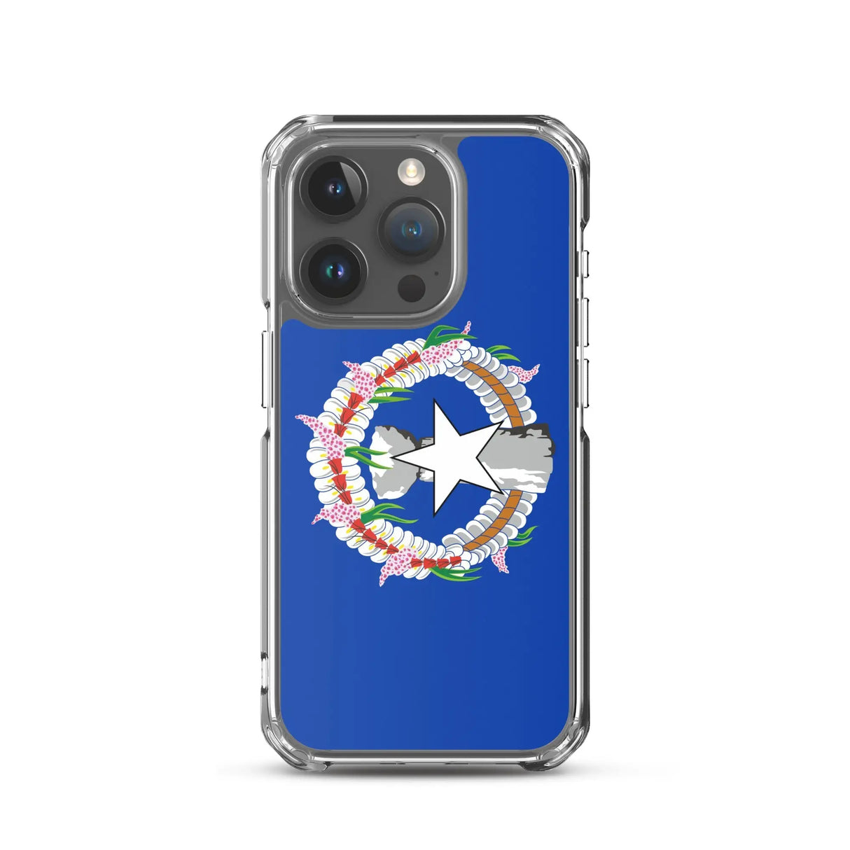 Coque iphone drapeau îles mariannes du nord souple antichoc