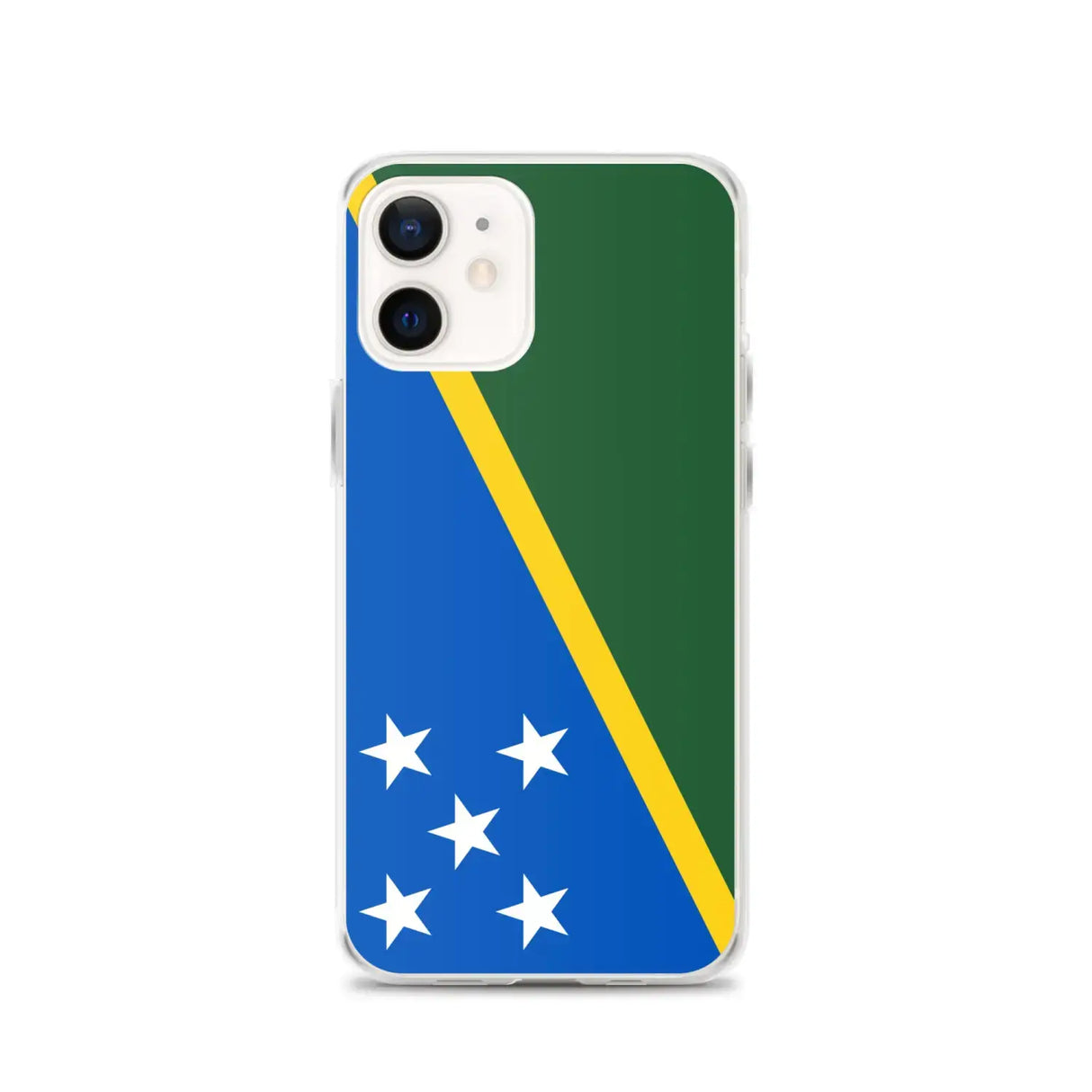 Coque iphone drapeau îles salomon souple antichoc transparente