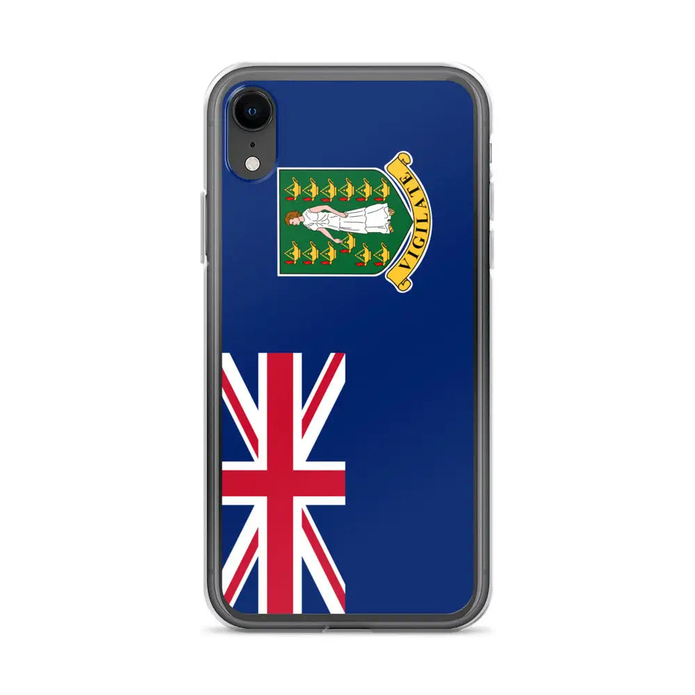 Coque iphone drapeau îles vierges britanniques souple antichoc